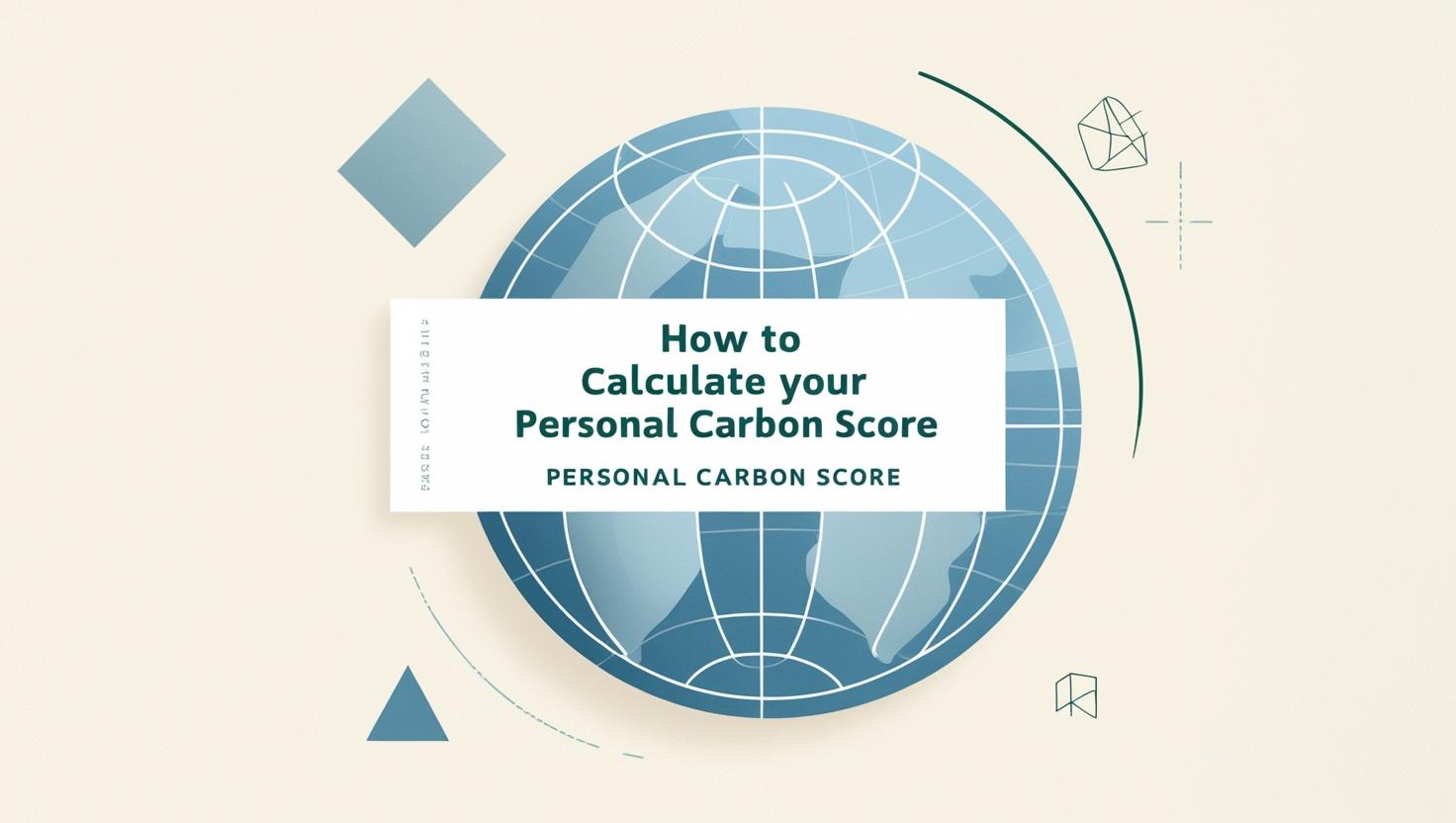 How to Calculate Your Personal Carbon Score